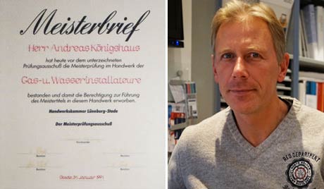 Meisterbrief glatt
